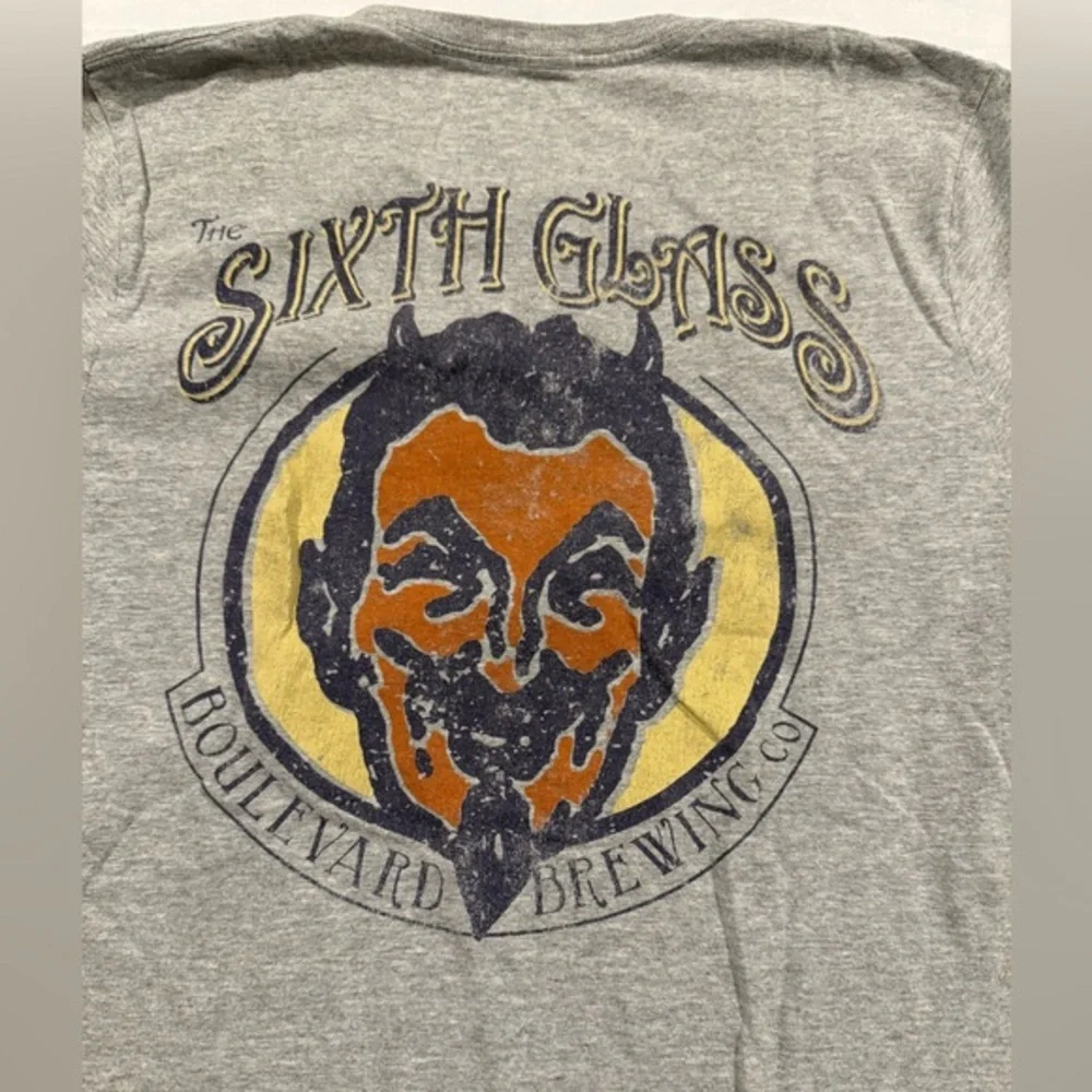 Vintage Boulevard Brewing Co. "Sixth Glass" Graphic Tee | Camp David | Size M - Picture 2 of 11